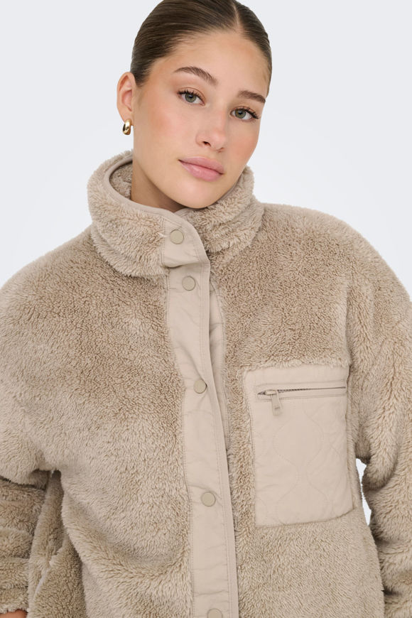 Bild von ONLCONTACT Oversize Teddy Jacke