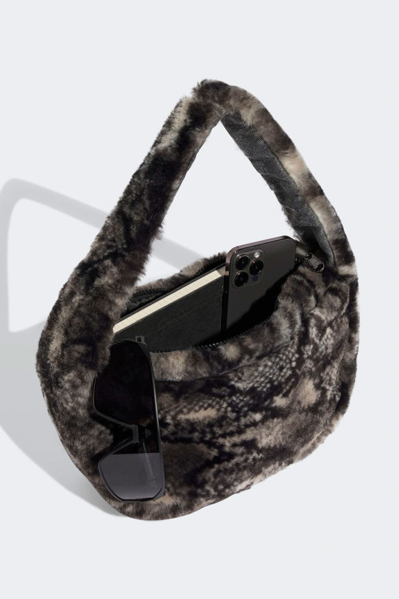 Bild von Kunstfell Handtasche