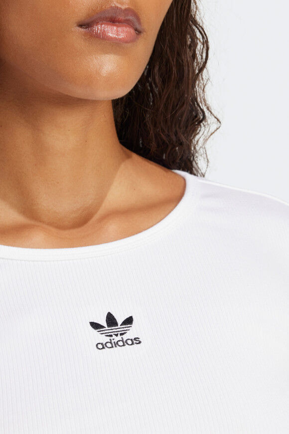 Image sur Shirt court côtelé manches longues