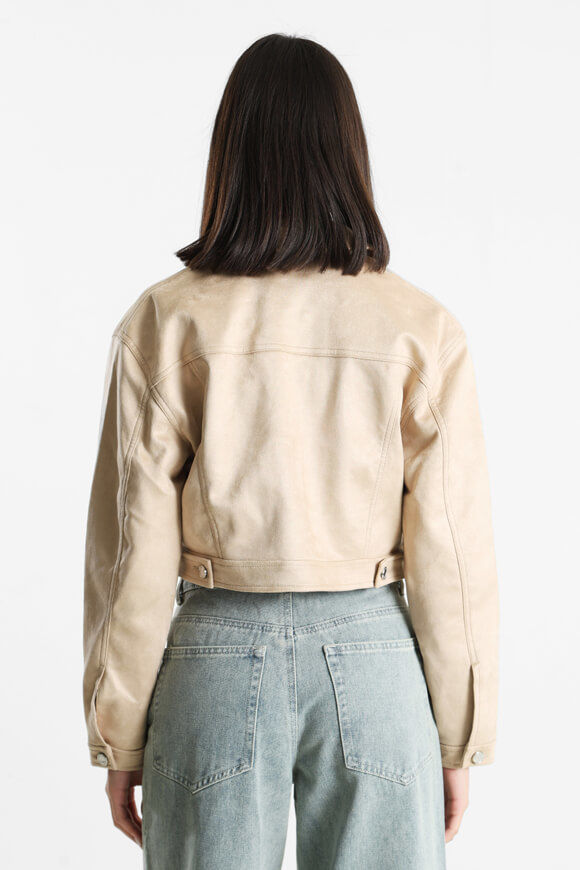 Image sur Crop Kunstwildleder Jacke