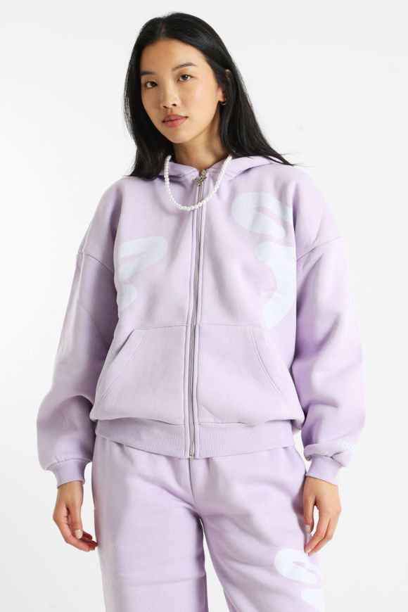 Image sur Oversize Kapuzensweatjacke