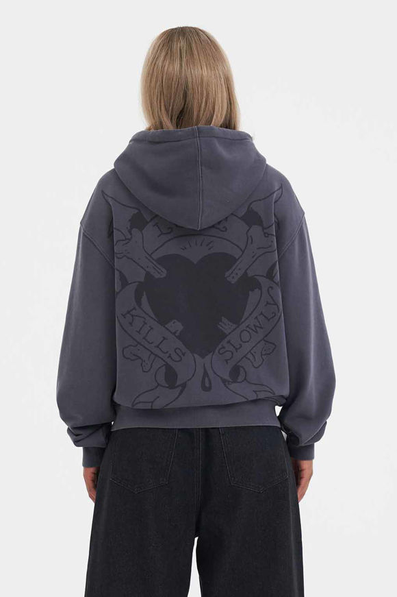 Bild von Oversize Kapuzensweatjacke