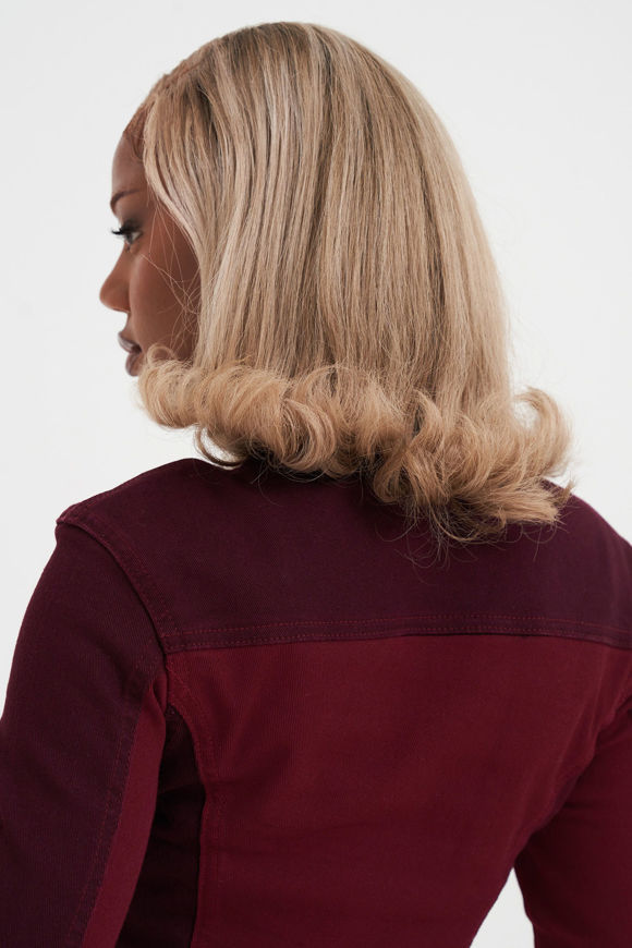 Bild von Crop Bikerjacke