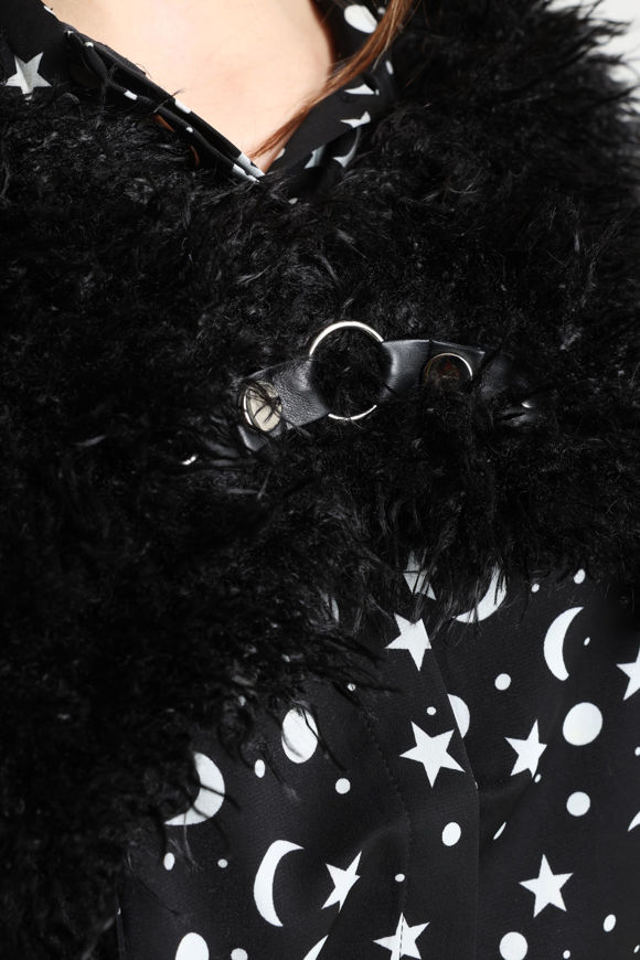 Bild von Zafira Crop Kunstpelzjacke