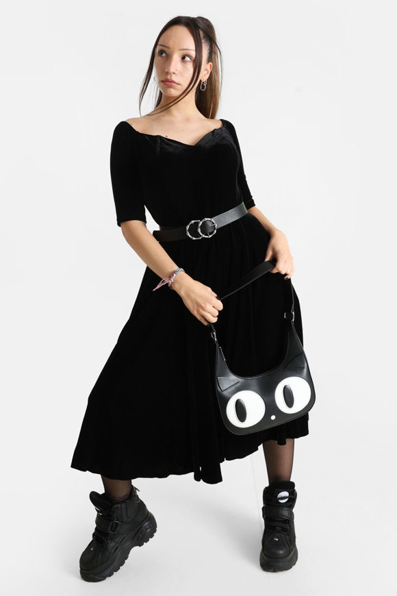 Image sur Amalia robe midi en velours