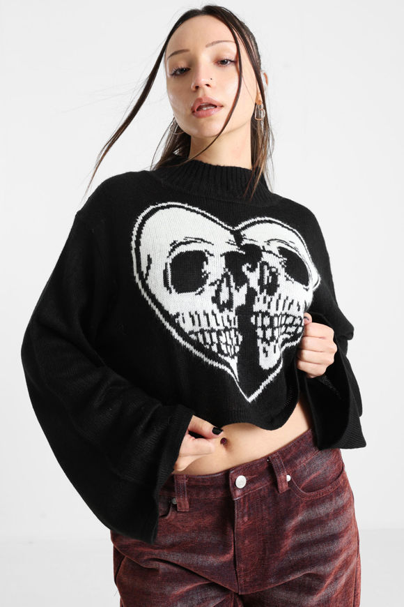 Image sur Amoret pull court en tricot