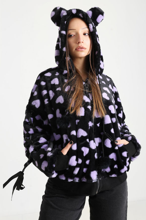 Image sur Nanami veste en fourrure synthétique