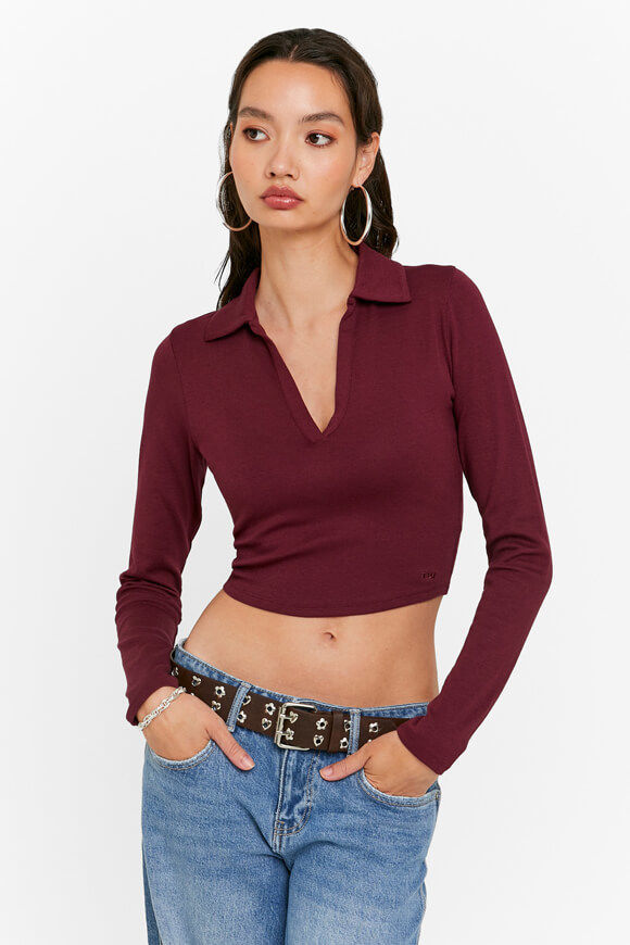 Image sur Crop Langarmshirt
