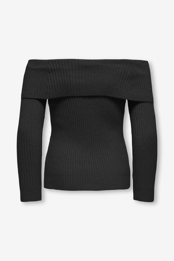 Bild von KOGKATIA Off Shoulder gerippter Strickpullover