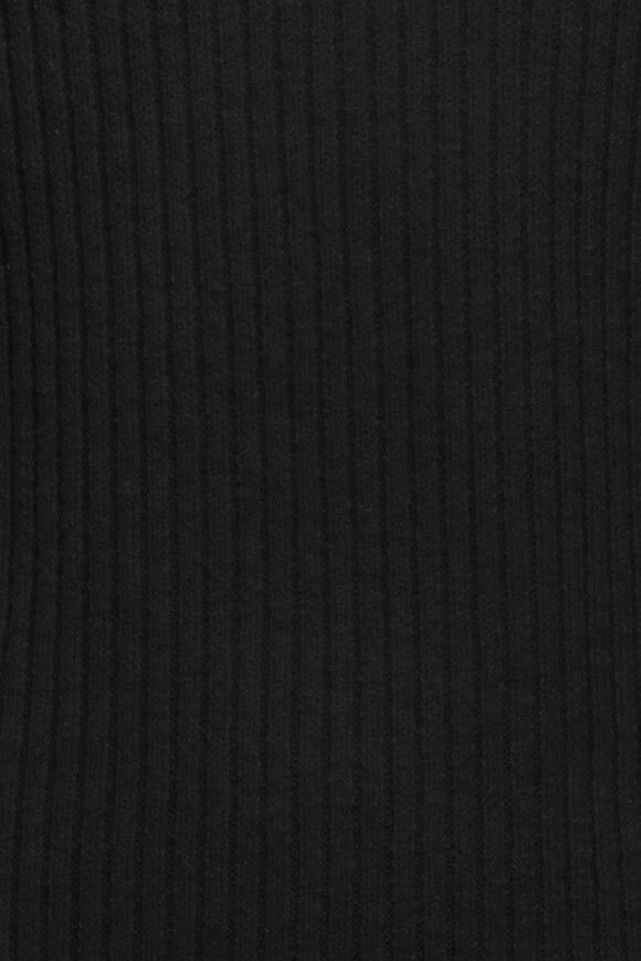 Bild von KOGKATIA Off Shoulder gerippter Strickpullover