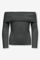 Bild von KOGKATIA Off Shoulder gerippter Strickpullover