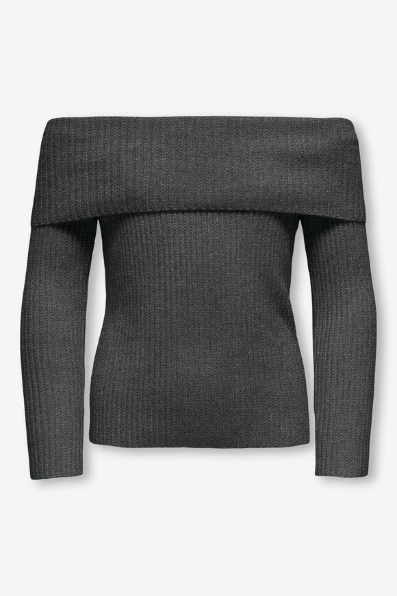 Image sur KOGKATIA pull off shoulder en tricot côtelé