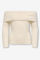 Bild von KOGKATIA Off Shoulder gerippter Strickpullover