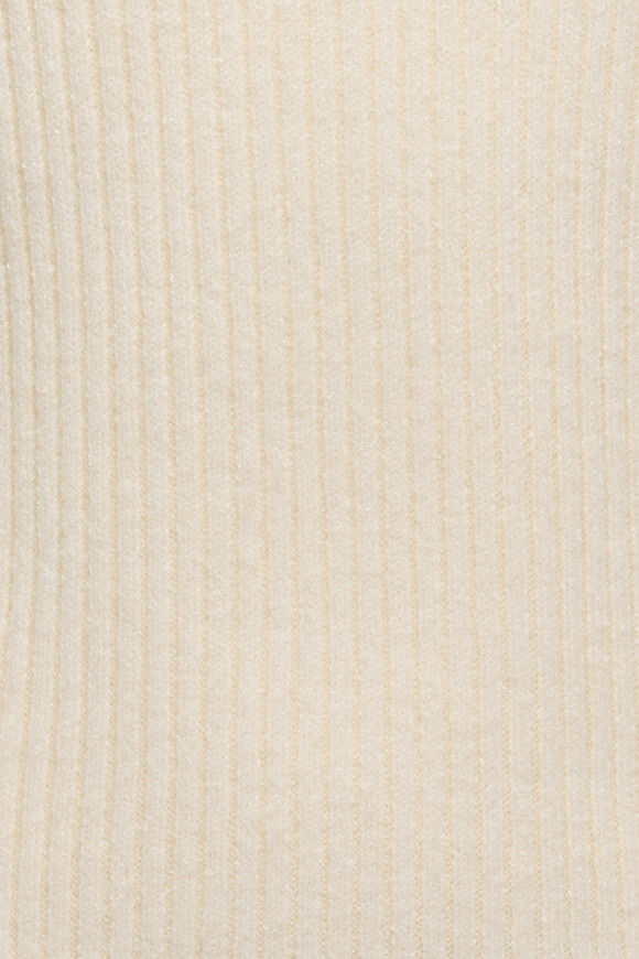 Bild von KOGKATIA Off Shoulder gerippter Strickpullover