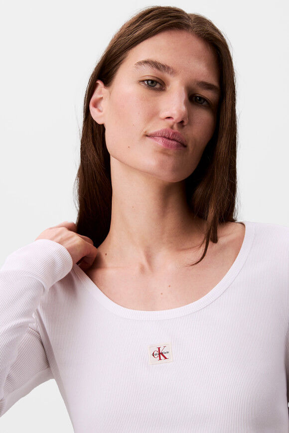 Image sur Shirt côtelé manches longues