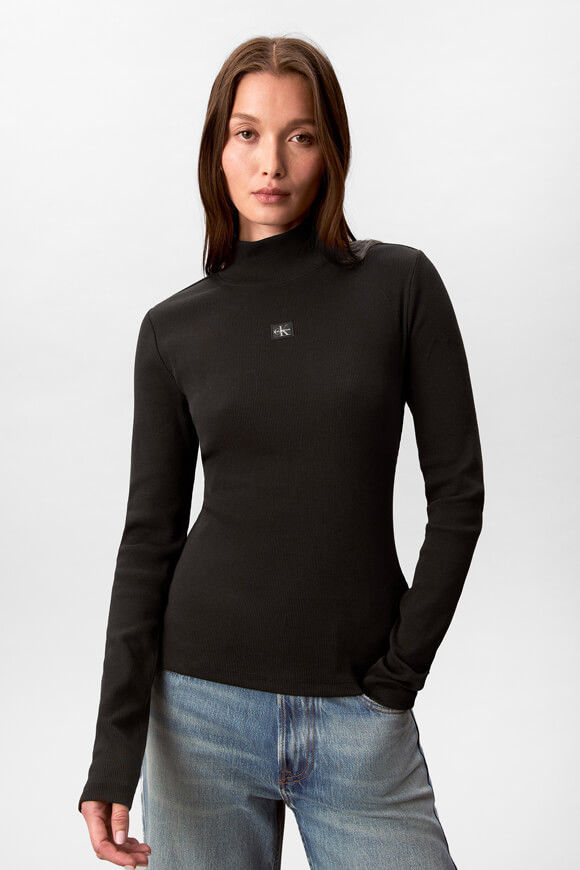 Image sur Geripptes Langarmshirt