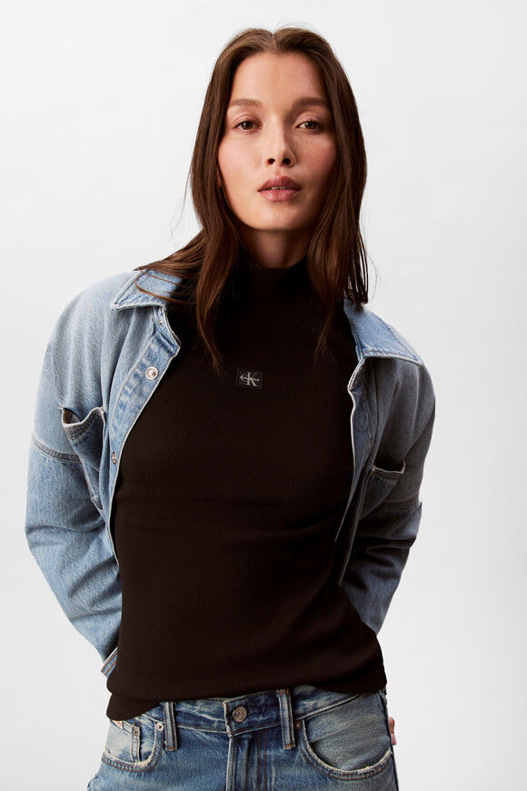 Image sur Geripptes Langarmshirt