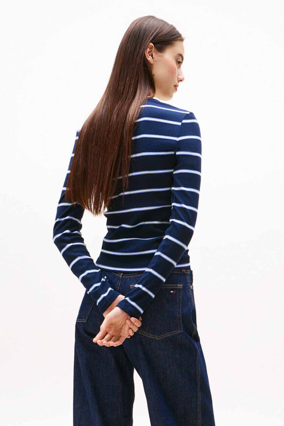 Bild von Geripptes Langarmshirt