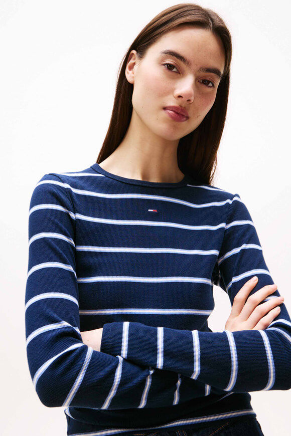 Bild von Geripptes Langarmshirt