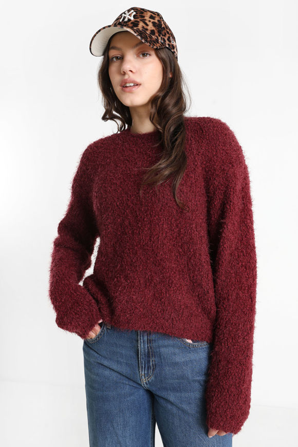 Image sur NMSASSY Oversize Bouclé-Strickpullover