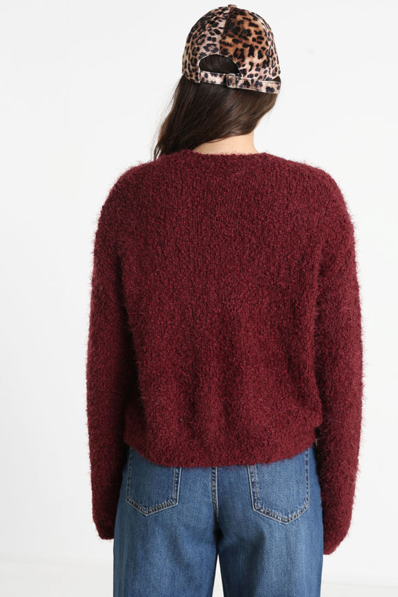 Image sur NMSASSY Oversize Bouclé-Strickpullover