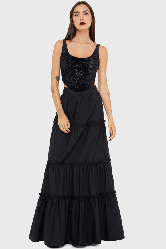 Image sur Top corset en velours