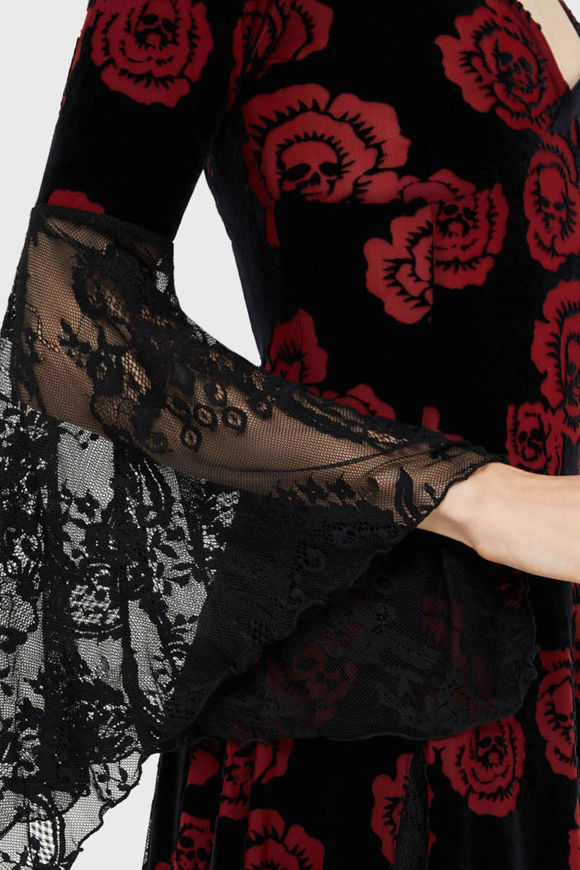 Image sur Samt Minikleid