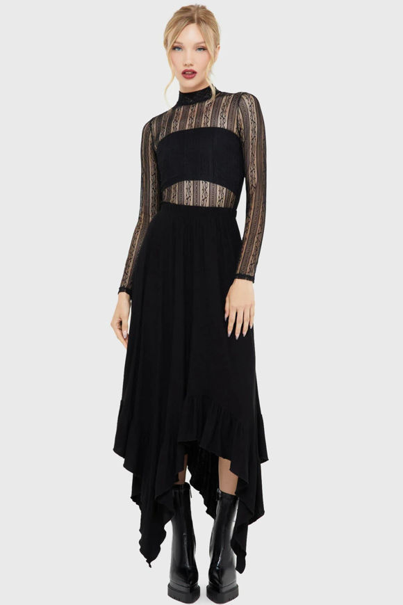 Bild von Drullia Spitzen Langarmshirt