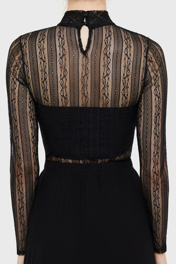 Bild von Drullia Spitzen Langarmshirt