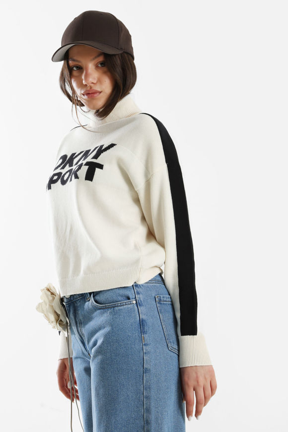 Image sur Strickpullover mit Rollkragen