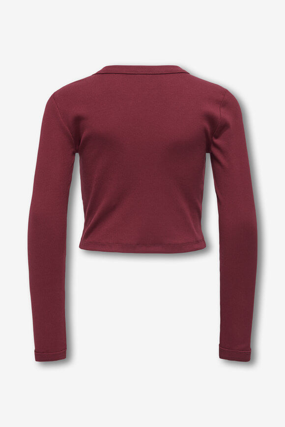 Bild von KOGBINA Geripptes Langarmshirt