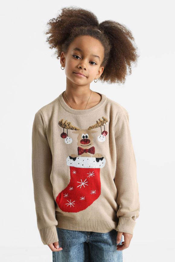 Bild von KOGXMAS SHINE Weihnachtsstrickpullover