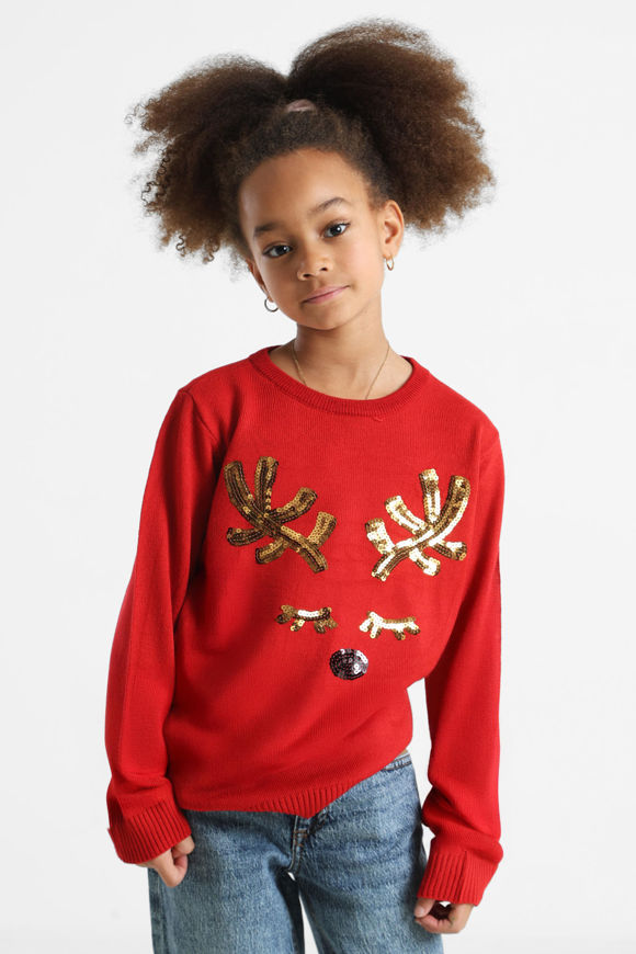 Bild von KOGXMAS SHINE Weihnachtsstrickpullover