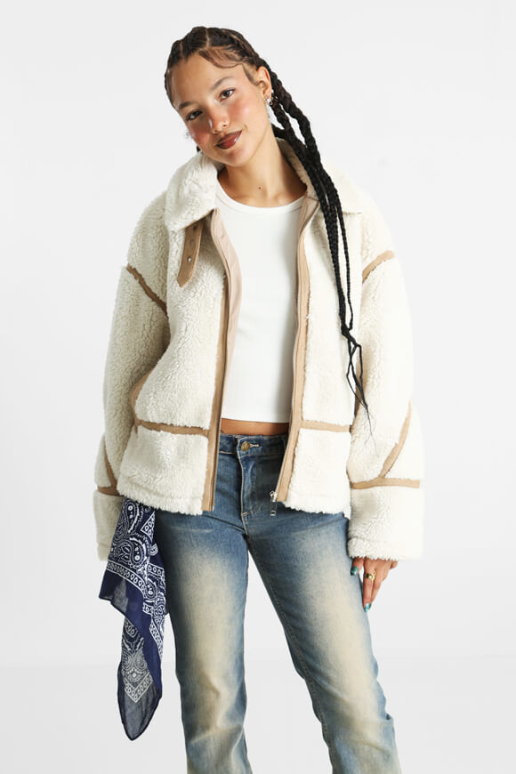 Image sur Veste en peluche