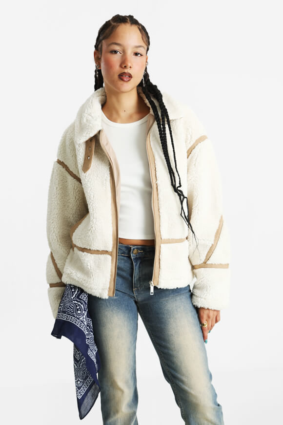 Image sur Veste en peluche