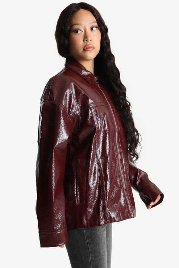 Bild von Oversize Kunstlederjacke