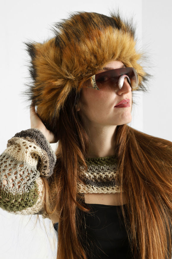 Image sur Chapka en similicuir