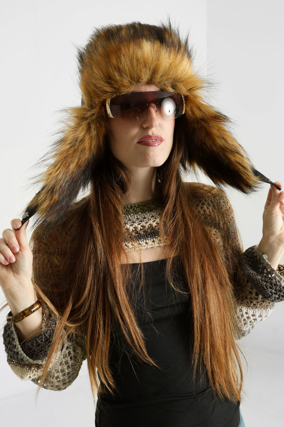 Image sur Chapka en similicuir