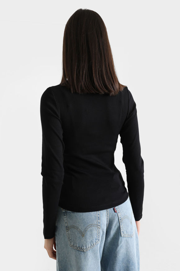 Image sur Shirt côtelé manches longues