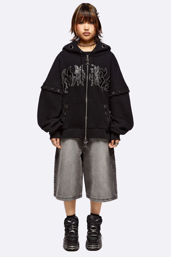 Image sur Threadeye Oversize Kapuzensweatjacke