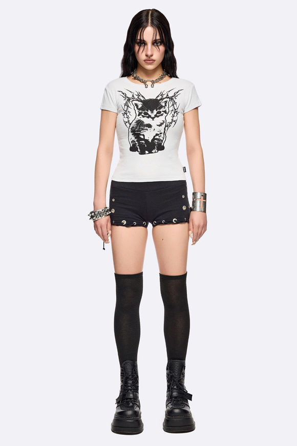 Image sur Darkly Cute Crop T-Shirt