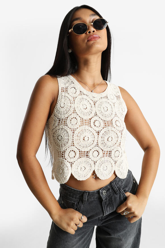 Bild von Häkel Crop Top