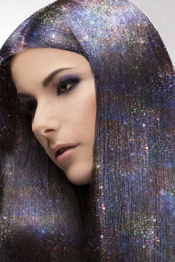 Bild von Pailletten Haarspray