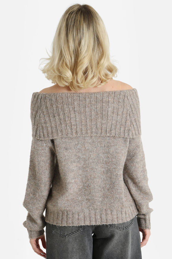 Image sur ONLSHINE Off Shoulder Strickpullover
