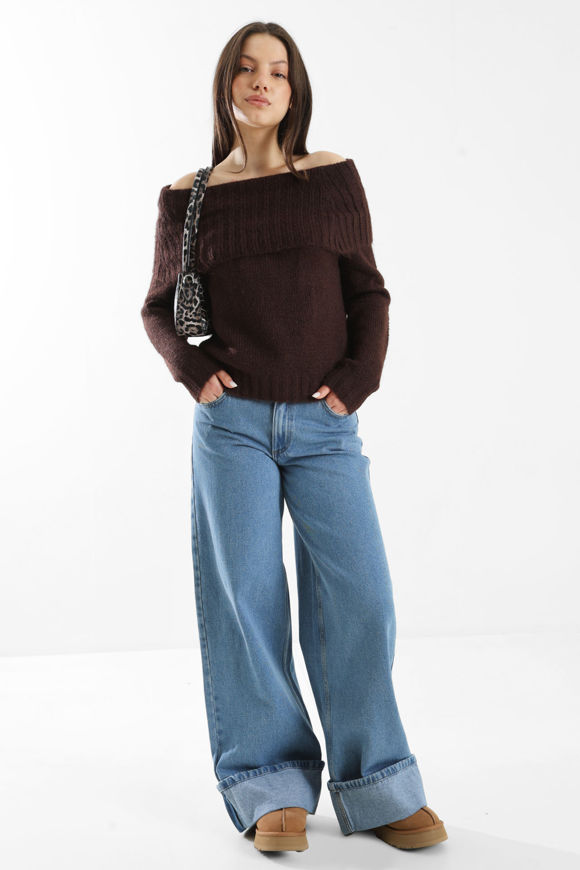Bild von ONLSHINE Off Shoulder Strickpullover