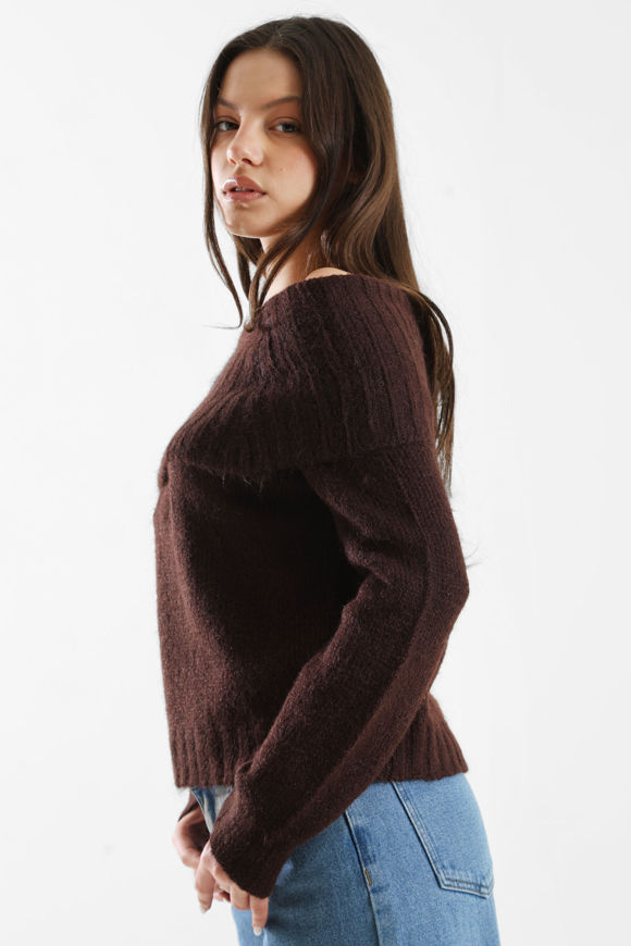 Bild von ONLSHINE Off Shoulder Strickpullover