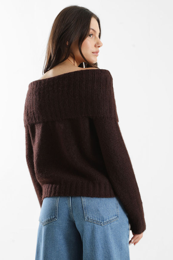 Bild von ONLSHINE Off Shoulder Strickpullover