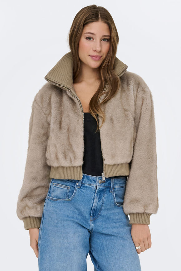 Bild von ONLWICKI Kurze Kunstpelzjacke