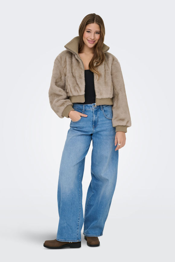 Bild von ONLWICKI Kurze Kunstpelzjacke