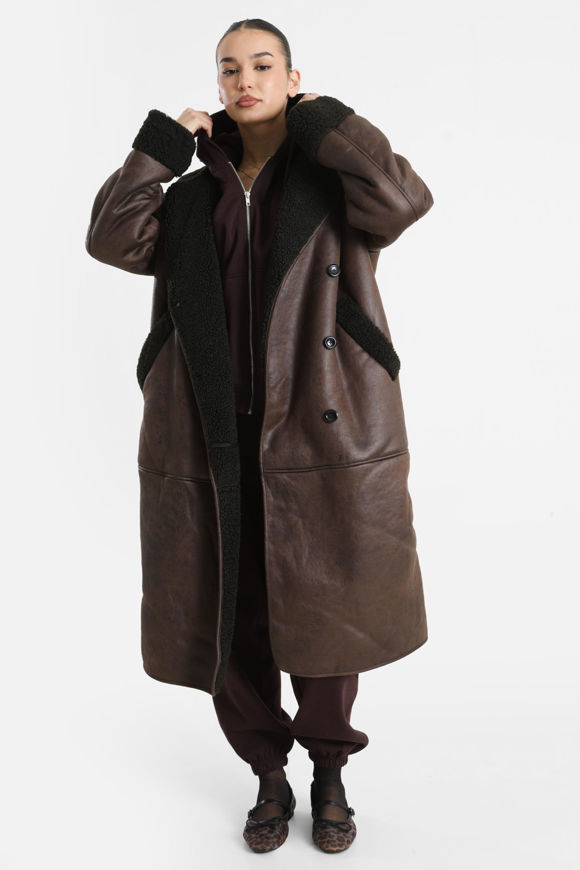 Image sur ONLOFELIA manteau mouton retourné